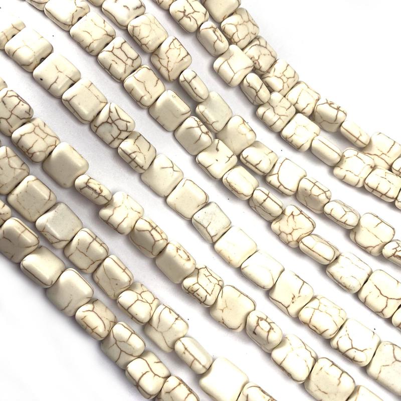 Other 38pcs Square Shape White Turquoises Stone Loose Beads For Jewelry Making DIY Bracelet Necklace Accessories Size 10mm
Other 38pcs Square Shape White Turquoises Stone Loose Beads For Jewelry Making DIY Bracelet Necklace Accessories Size 10mm