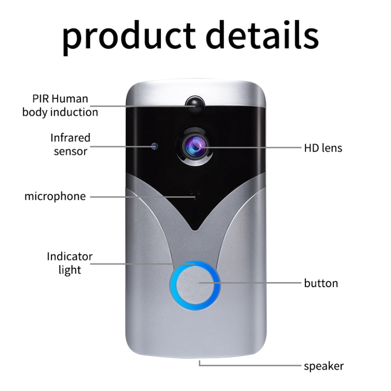 M20 HD Wireless Wifi Smart Video Intercom Doorbell CameraIP Door Bell App Remote Monitor Home Security