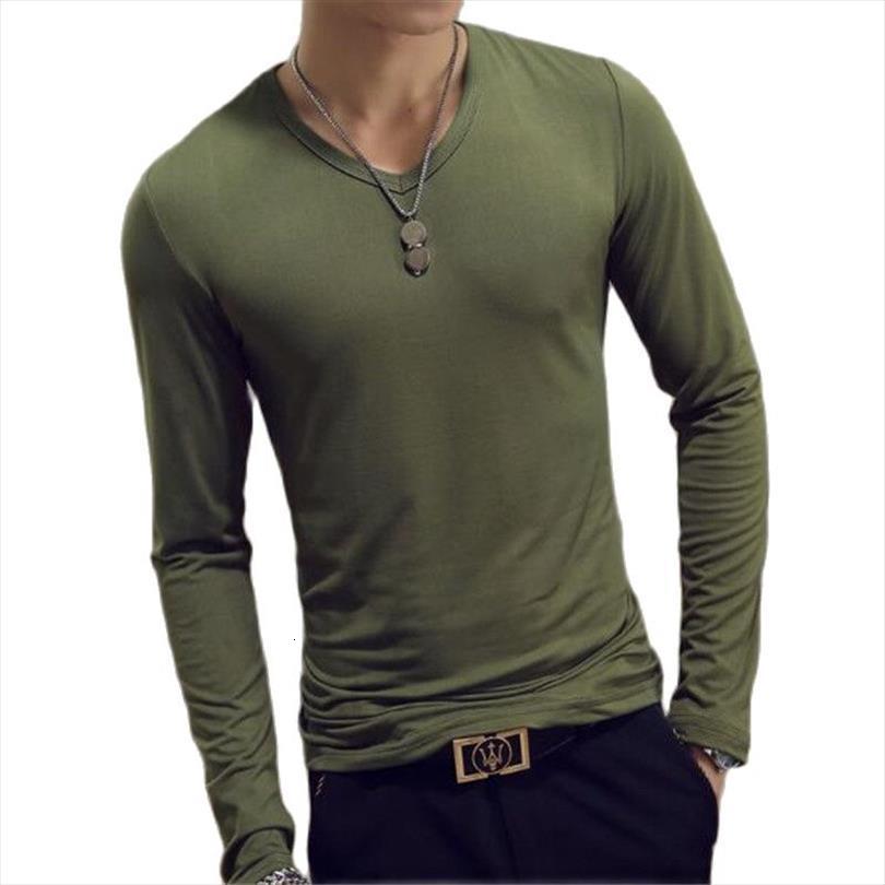 autumn long sleeve v neck men t shirts casual fit small looose male sports tracksuit hombre, White;black
autumn long sleeve v neck men t shirts casual fit small looose male sports tracksuit hombre, White;black