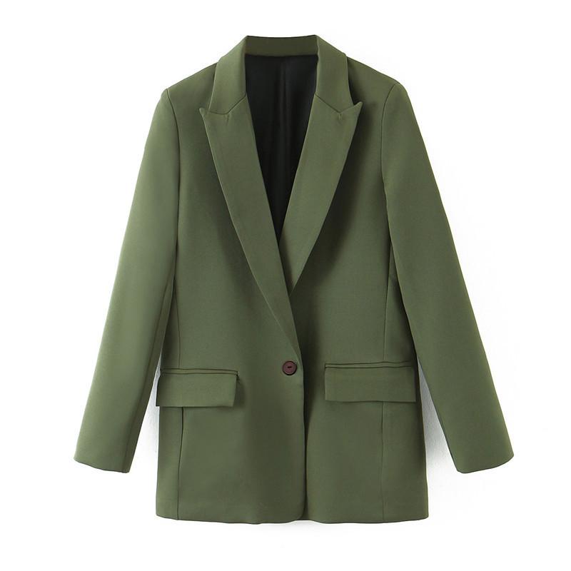 Hot Selling Autumn Women Slim Solid Color Long Sleeve Suit Fashion Elegant Suit Office Lady Blazer Coat Nice Pretty Tops