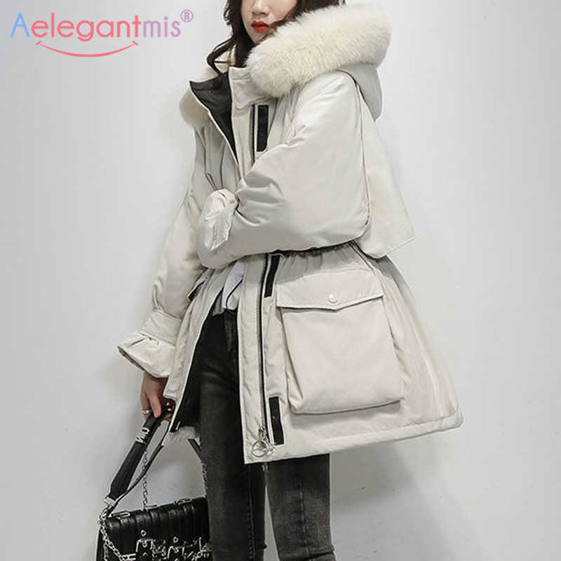 Aelegantmis Women's Winter Jacket Chic Parka Coat Thicken Warm Woman Parkas Coats Loose Oversized Outwear Ladies Hooded Overcoat 210607, Blue
Aelegantmis Women's Winter Jacket Chic Parka Coat Thicken Warm Woman Parkas Coats Loose Oversized Outwear Ladies Hooded Overcoat 210607, Blue