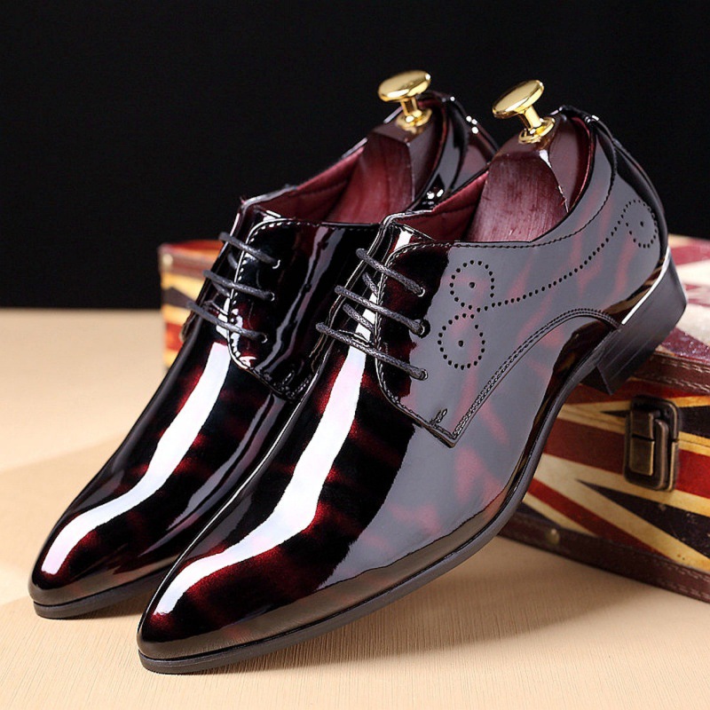 Fashion Italian Design Leather Dress Shoes Pointed Toe Oxford Business Attire Men Shoes Plus Size 38-48, Red
Fashion Italian Design Leather Dress Shoes Pointed Toe Oxford Business Attire Men Shoes Plus Size 38-48, Red