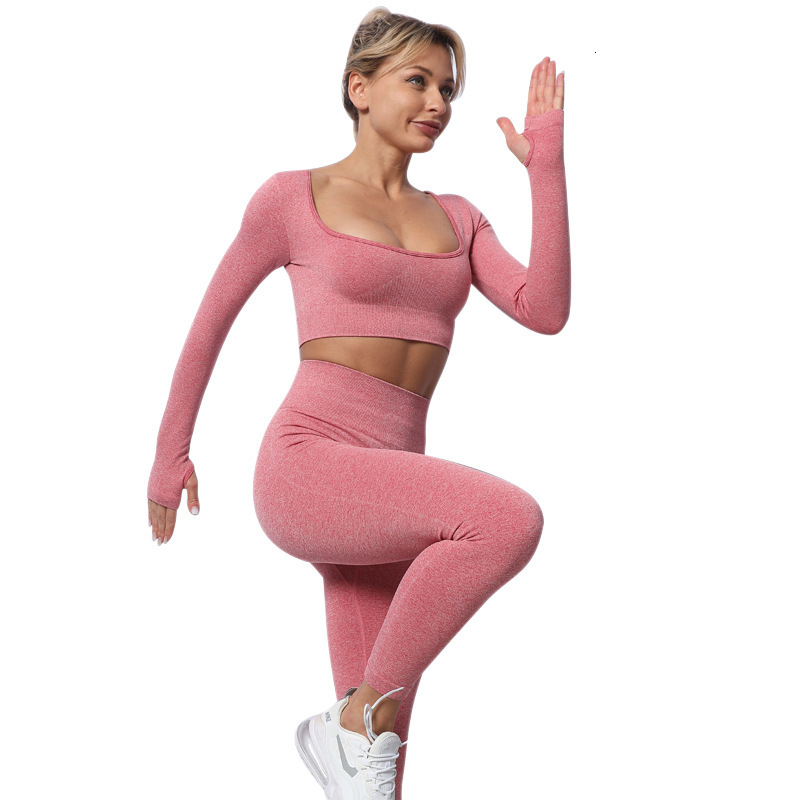 ZHEJIN 2021 Yoga suit women' sweaty long sleeve sports fitness pants two piece set, Grey melange
ZHEJIN 2021 Yoga suit women' sweaty long sleeve sports fitness pants two piece set, Grey melange
