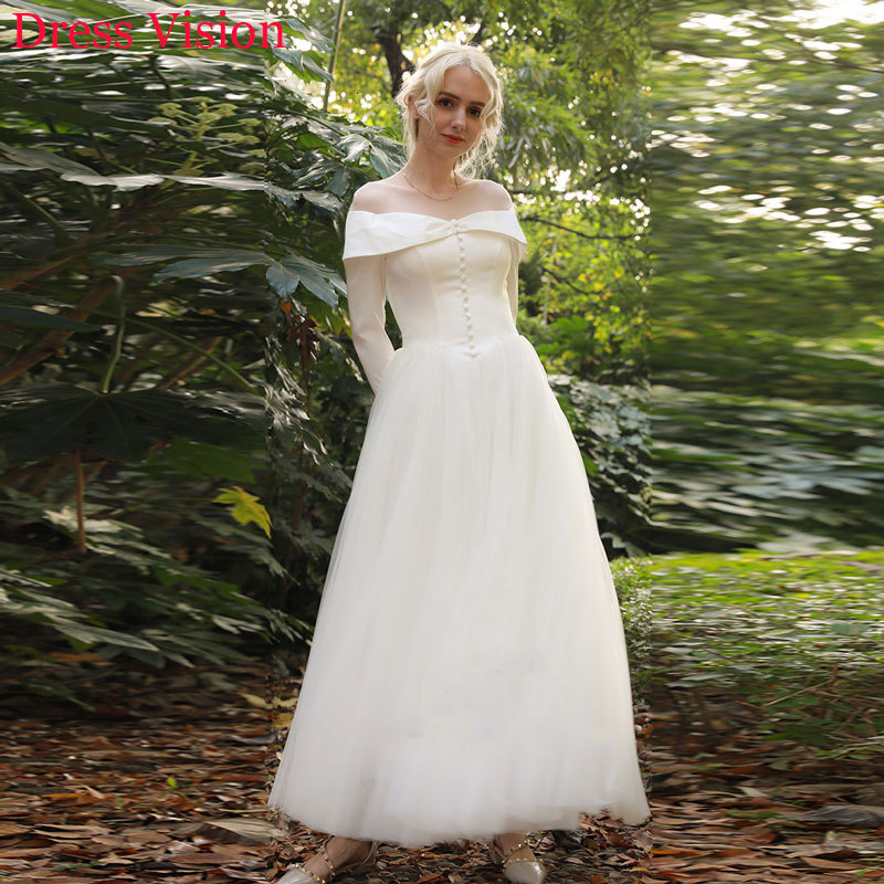 2021 Suknia Lubna Satin Long Sleeves Wedding Vestidos Novia Robe Marie Vestido Festa De Casamento G9nm, Same as image
2021 Suknia Lubna Satin Long Sleeves Wedding Vestidos Novia Robe Marie Vestido Festa De Casamento G9nm, Same as image