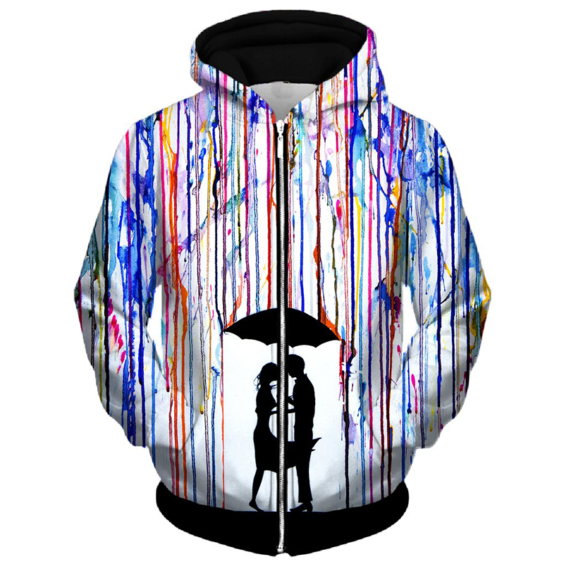 Color bar pattern mens Zip-up Hoodie visual impact party top punk goth round neck high quality sweatshirt hoodie, Black
Color bar pattern mens Zip-up Hoodie visual impact party top punk goth round neck high quality sweatshirt hoodie, Black