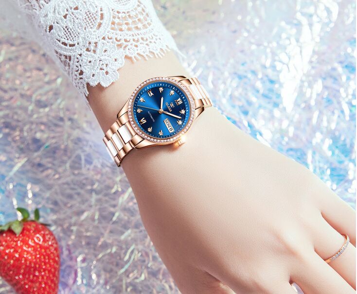 Factory Sale Women's Fashion Automatic Mechanical Waterproof Luminous Ladies Watch Watches, Slivery;brown
Factory Sale Women's Fashion Automatic Mechanical Waterproof Luminous Ladies Watch Watches, Slivery;brown