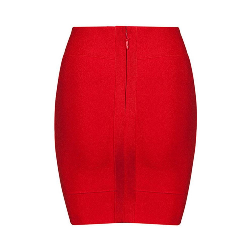 Mini Bandage Sexy Female Summer Black Red Arrival Tight Skirt Elegant Celebrity Party Club Ladies Costume 210525
