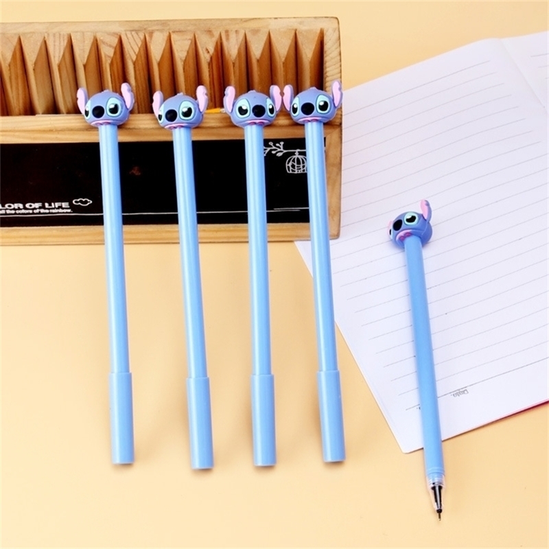 36 pcs/lot Stitch Gel Pen Cute 0.5 mm Black Ink Signature pen office School writing Supplies Stationery gift Y200709
36 pcs/lot Stitch Gel Pen Cute 0.5 mm Black Ink Signature pen office School writing Supplies Stationery gift Y200709
