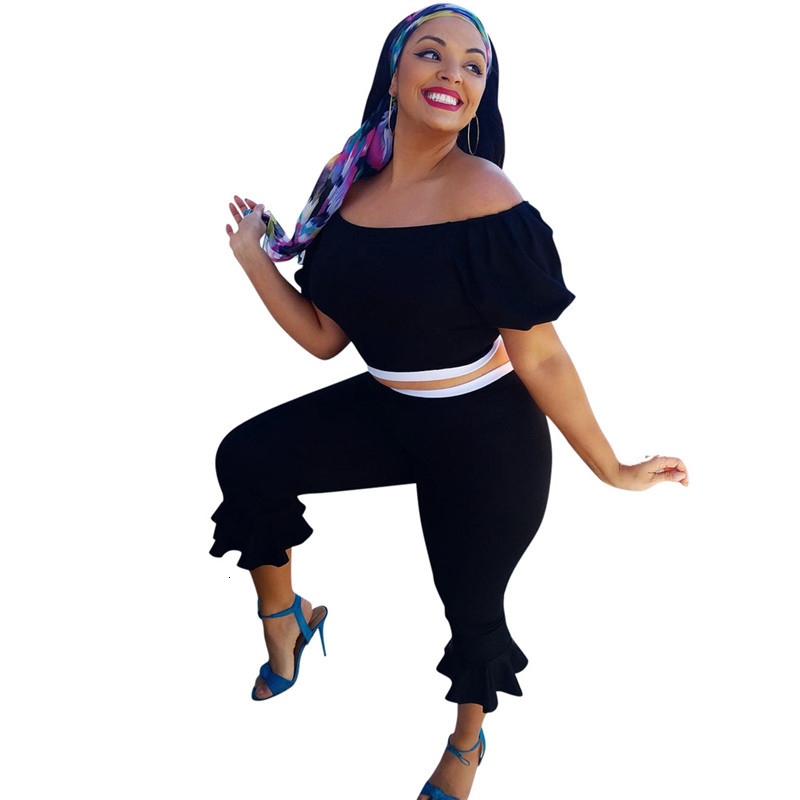 2021 New Summer Outfits for Women Tracksuit Leisure Suit Sexy Off Shoulder Crop Top and Flare Pants Set Casual 2 Piece Matching Sets D6yx, Black
2021 New Summer Outfits for Women Tracksuit Leisure Suit Sexy Off Shoulder Crop Top and Flare Pants Set Casual 2 Piece Matching Sets D6yx, Black