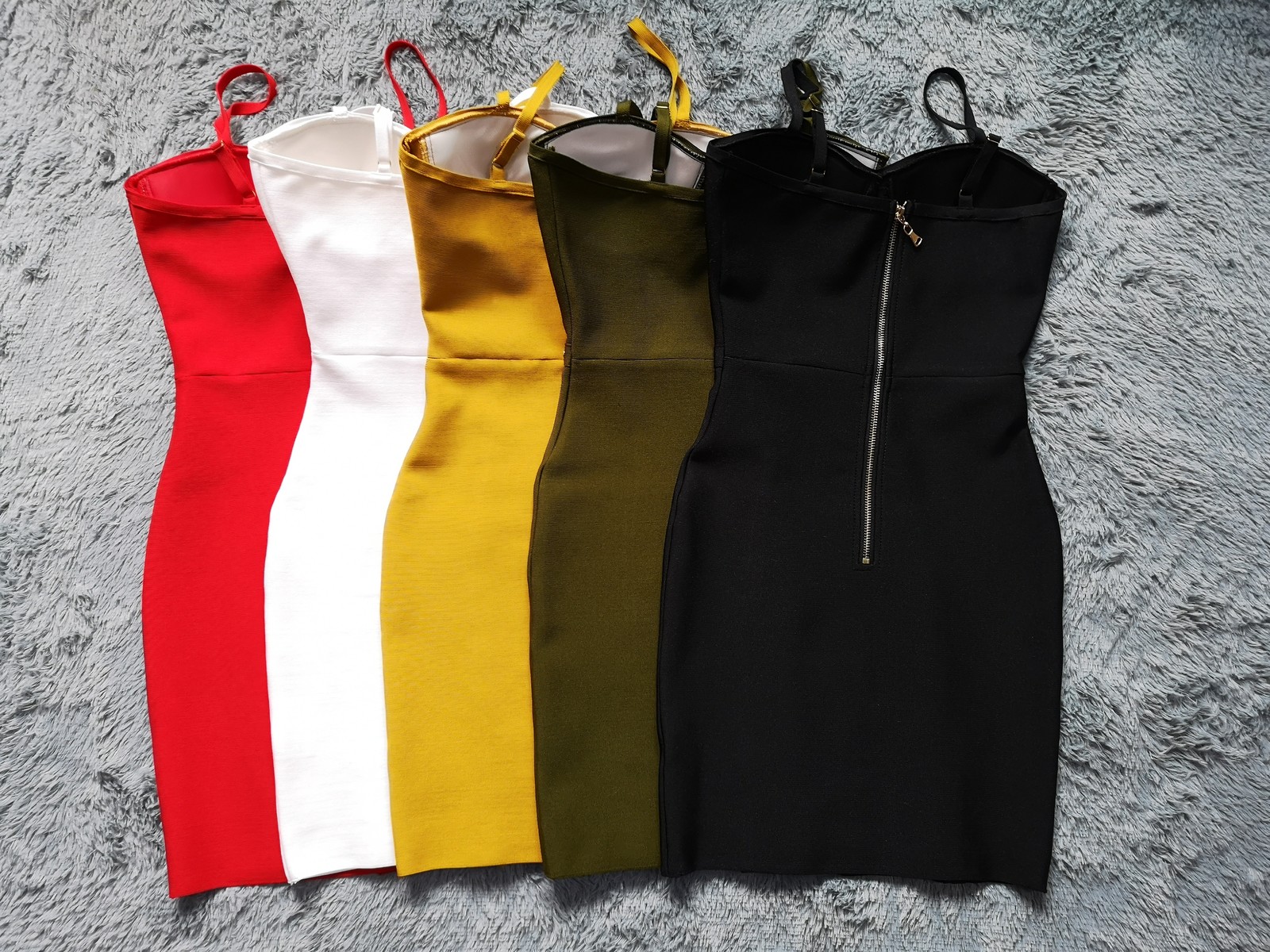 Night Dress Spaghetti Strap Mini Sleeveless Striped Bandage Dress Metal Rivet Club Sexy Cocktail Sheath Vestidos Christmas 210309