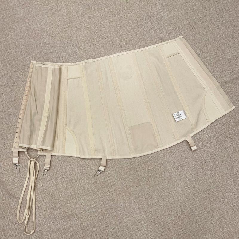 Cotton Two-Color Unique Lace-up Fishbone High Waist Sexy Slim Fit Hip Skirt 210309