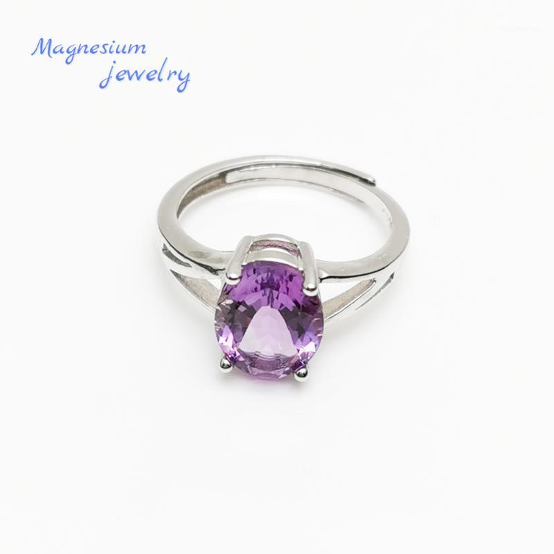 Cluster Rings Fine Jewelry Natural Amethyst Ring 925 Sterling Silver Fresh And Simple Style For Women/Girls Wedding Party Jewelrys, Golden;silver
Cluster Rings Fine Jewelry Natural Amethyst Ring 925 Sterling Silver Fresh And Simple Style For Women/Girls Wedding Party Jewelrys, Golden;silver
