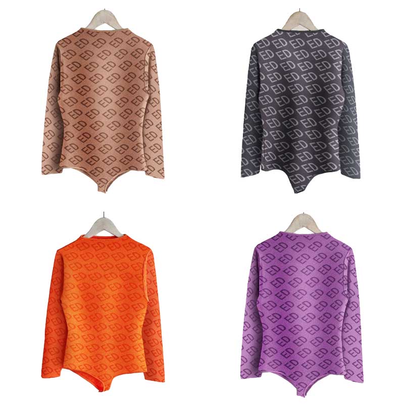 High Designer Sweater Women' Tight BODYSUIT Round neck striped Long Sleeve High End Jacquard knitting Sweaters size -L
High Designer Sweater Women' Tight BODYSUIT Round neck striped Long Sleeve High End Jacquard knitting Sweaters size -L