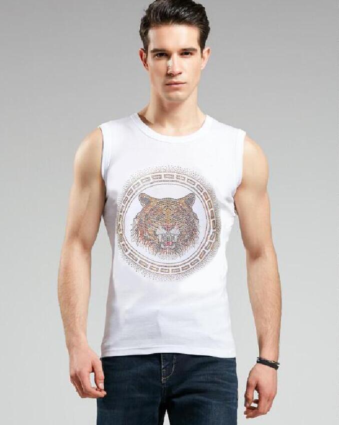 Hip Hop Fashion Men's High Quality Vest summer tanks Casual Rhinestone design, As shown
Hip Hop Fashion Men's High Quality Vest summer tanks Casual Rhinestone design, As shown