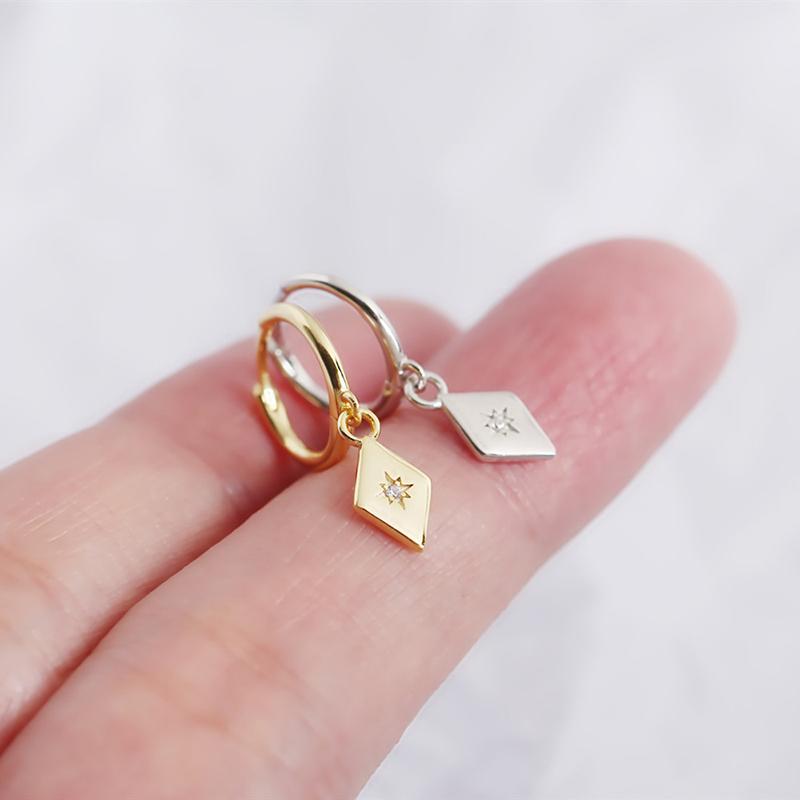 Hoop & Huggie French S925 Sterling Silver Diamond Zircon Earrings Hanging Mini Star Round Circle Fashion INS Jewelry For Women
Hoop & Huggie French S925 Sterling Silver Diamond Zircon Earrings Hanging Mini Star Round Circle Fashion INS Jewelry For Women