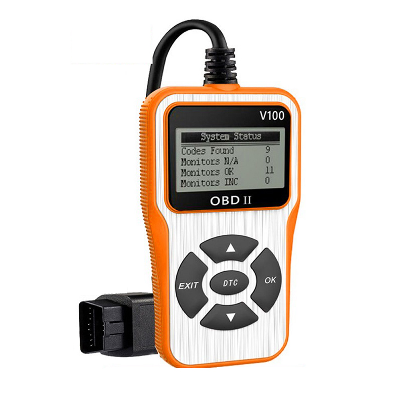 OBD2 Auto Scanner Handheld Multi-functional Durable Portable 6 Language Backlit Car Diagnostic Tool Code Reader
