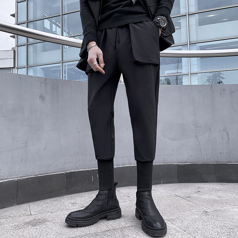 2021 New Autumn Winter Plus Veet Harem Men's Slim Fashion Black Pants Men Streetwear Hip-hop Trousers Mens Hiew
2021 New Autumn Winter Plus Veet Harem Men's Slim Fashion Black Pants Men Streetwear Hip-hop Trousers Mens Hiew