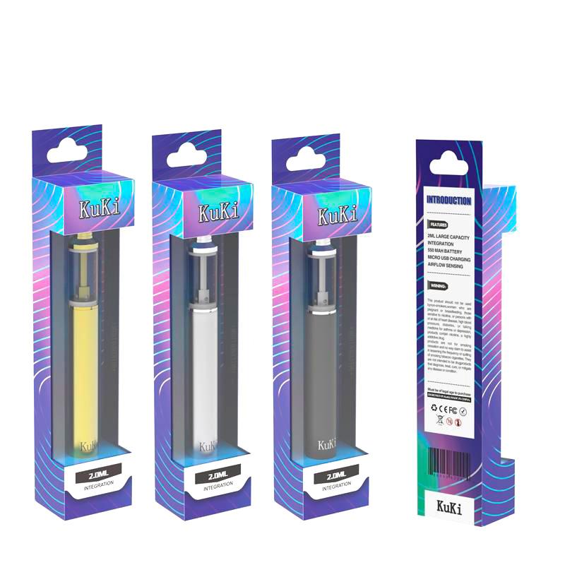 Best Quality Kuki Disposable Vape Pen Starter Kits Rechargeable E Cigarettes Vapes Carts 2ML Glass Thick Oil Vaporizer Pens 550mah Battery Screw Round Tips Original
Best Quality Kuki Disposable Vape Pen Starter Kits Rechargeable E Cigarettes Vapes Carts 2ML Glass Thick Oil Vaporizer Pens 550mah Battery Screw Round Tips Original