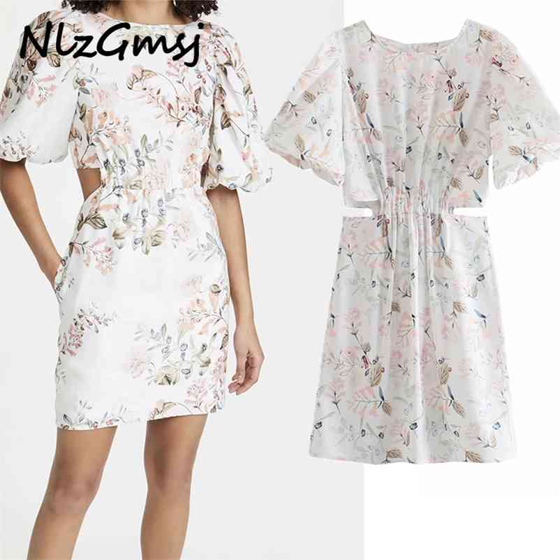 Dres Print Mini Summer Vintage Short Puff Sleeve Woman es Chic Streetwear Vestidos 04 210628, As picture
Dres Print Mini Summer Vintage Short Puff Sleeve Woman es Chic Streetwear Vestidos 04 210628, As picture