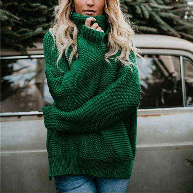 Women Womens Sweaters Turtleneck Autumn Winter Pull Jumpers European Casual Twist Warm Female oversized sweater, White;black
Women Womens Sweaters Turtleneck Autumn Winter Pull Jumpers European Casual Twist Warm Female oversized sweater, White;black