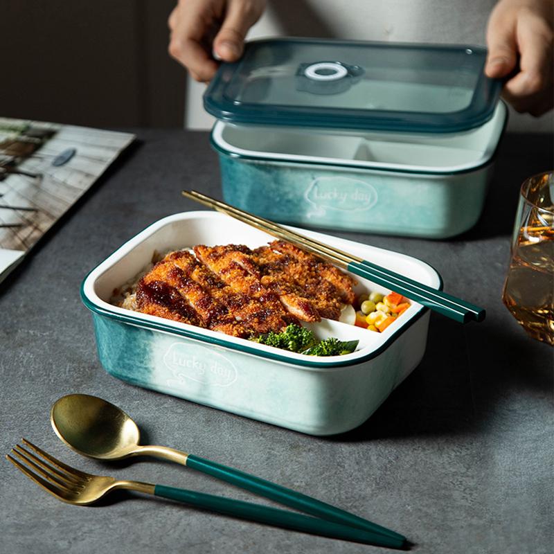 Dinnerware Sets Bento Lunch Boxes Storage Containers With Lids Portable Outdoor Insulated Ceramic Leak-Proof For Office Workers
Dinnerware Sets Bento Lunch Boxes Storage Containers With Lids Portable Outdoor Insulated Ceramic Leak-Proof For Office Workers