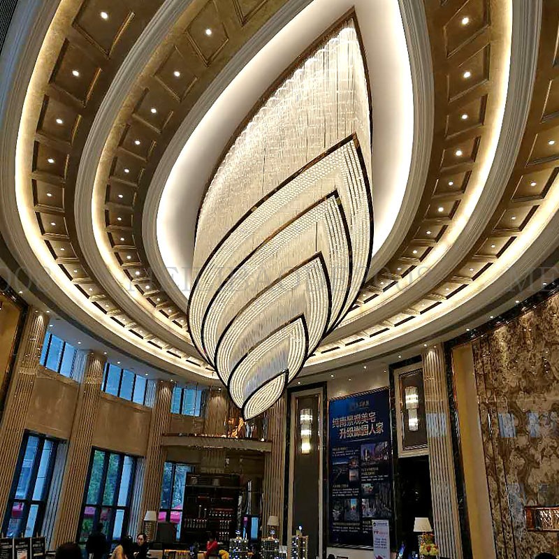 Custom Oval LED Crystal Large Chandelier Pendant Lamps for Sales Office Hotel Lobby Exhibition Hall Luxury Ship Shaped Multi Layers Engineer
Custom Oval LED Crystal Large Chandelier Pendant Lamps for Sales Office Hotel Lobby Exhibition Hall Luxury Ship Shaped Multi Layers Engineer