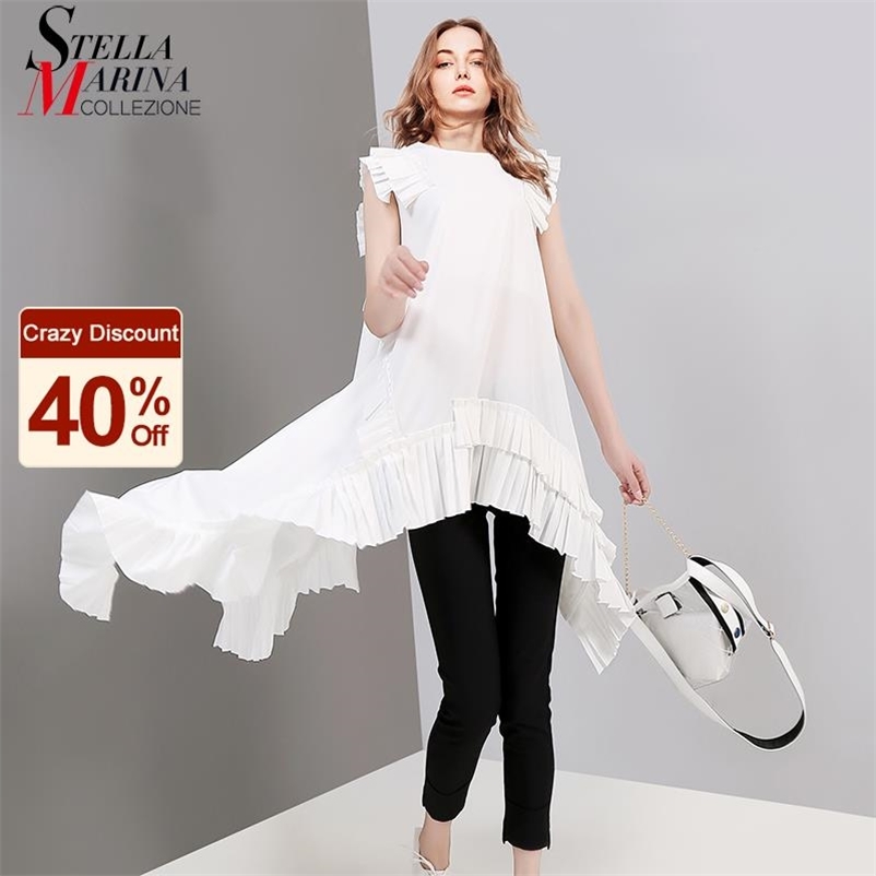 Casual Streetwear Style Woman Summer White Irregular Hipster Tee Top Sleeveless Ruffles Ladies Hippie Chic T-shirt T Shirts 3659 210722, Black
Casual Streetwear Style Woman Summer White Irregular Hipster Tee Top Sleeveless Ruffles Ladies Hippie Chic T-shirt T Shirts 3659 210722, Black