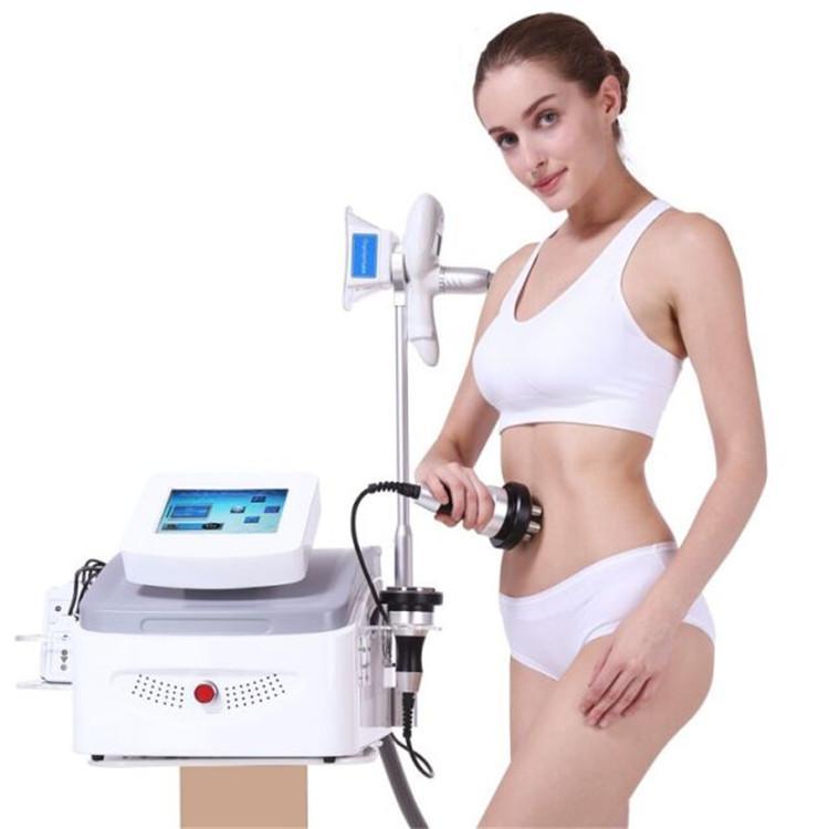 4 in 1 Lipo Cavitation Radio Frequency Cryolipolisis Slimming Machine Cryotherapy Fat Freezing Beauty Device