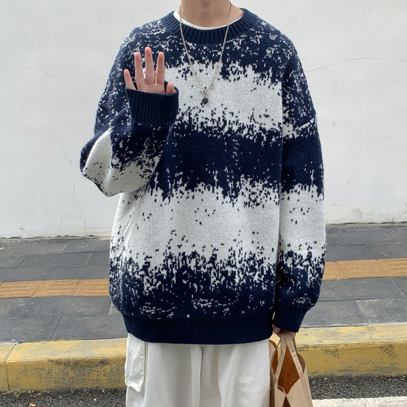 2021 New Winter Gradient Sweater Men's Warmth Fashion Casual Retro Knitted Pullover Men Wild Loose Korean Sweaters Mens Clothes S-2xl V5qg, Red
2021 New Winter Gradient Sweater Men's Warmth Fashion Casual Retro Knitted Pullover Men Wild Loose Korean Sweaters Mens Clothes S-2xl V5qg, Red