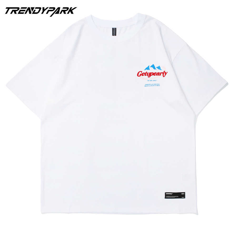 Men's Harajuku T-Shirt Hip Hop Fashion Letters Printed T Shirt Summer Short Sleeve Tshirt Cotton Tops Men Clothing 210601