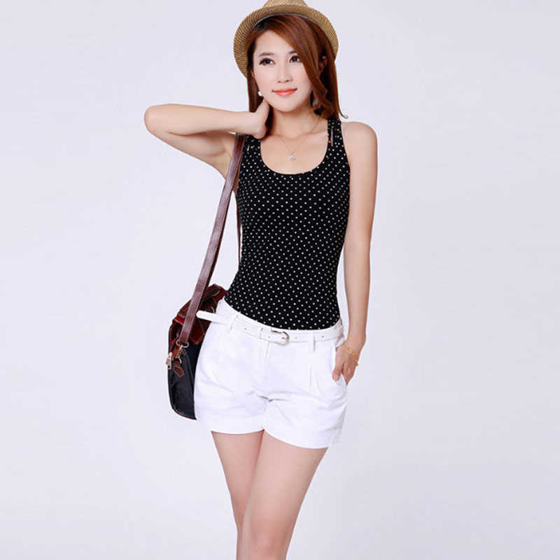 Summer Woman Shorts Ladies Casual Short Pants Fashion Draped Office OL Solid Color Pant Female Khaki&White Plus Size 210611