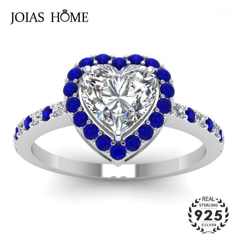 Cluster Rings JoiasHome 925 Silver Fashion Jewelry With Heart-shaped Zircon Gemstones Women Ring Wedding Party Gift Wholesale Size 6-101
Cluster Rings JoiasHome 925 Silver Fashion Jewelry With Heart-shaped Zircon Gemstones Women Ring Wedding Party Gift Wholesale Size 6-101