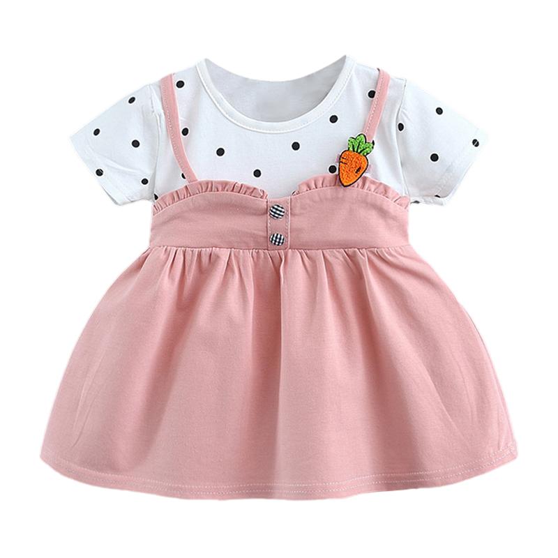 2021 Baby Girls Dress Kids Sweet Short Sleeve Fake Two-piece Children Dress Birthday Party Princess New
2021 Baby Girls Dress Kids Sweet Short Sleeve Fake Two-piece Children Dress Birthday Party Princess New