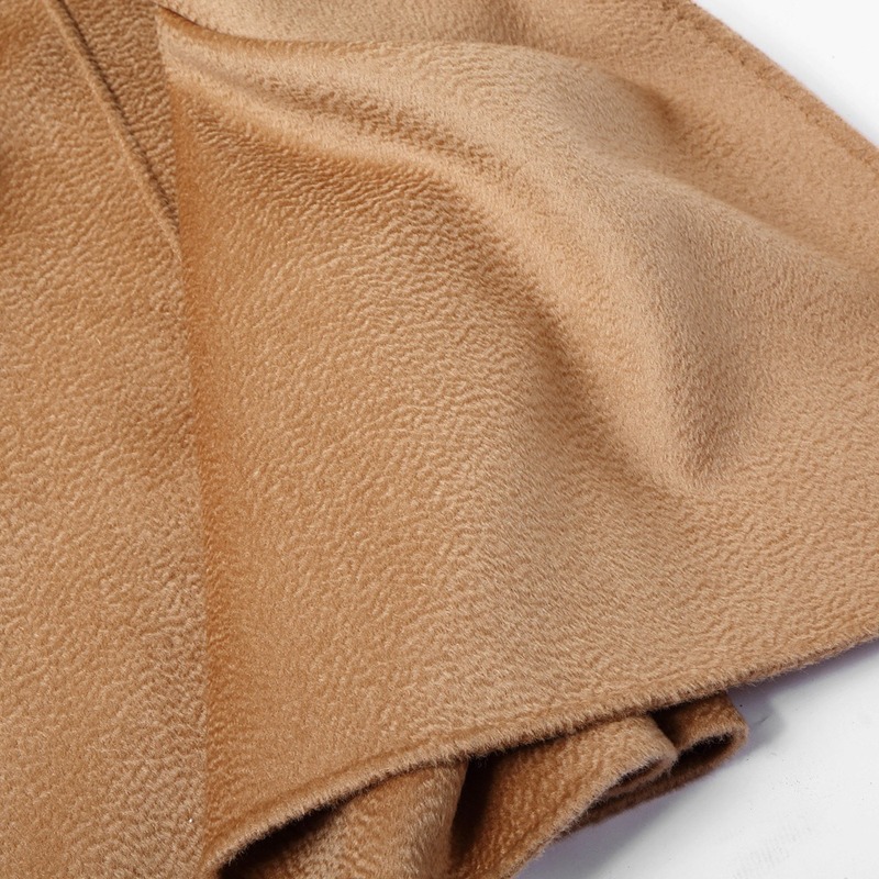 AIGYPTOS classic double-faced woolen female wavy cashmere winter coat women 210218