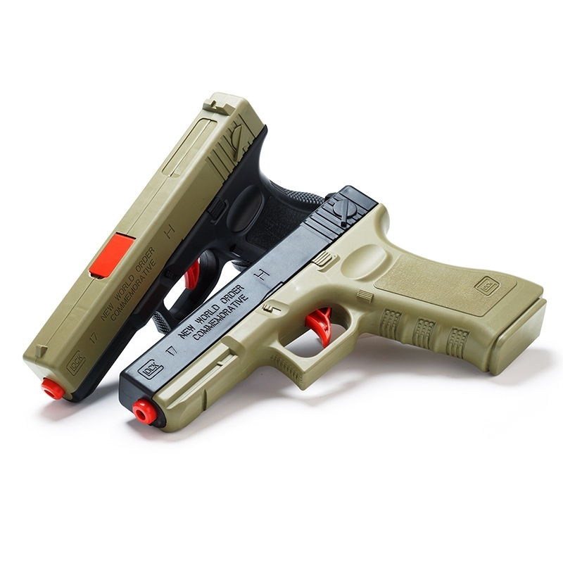 2pcs/set Plastic Toys Gun Glock Pistol for Boys Shoot Water Gel Bullet Outdoor Shooting War Game Kids Weapon Airsoft Guns Toy
2pcs/set Plastic Toys Gun Glock Pistol for Boys Shoot Water Gel Bullet Outdoor Shooting War Game Kids Weapon Airsoft Guns Toy
