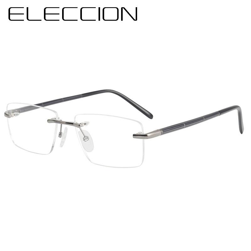 Fashion Sunglasses Frames Man's Rimless Glasses Rectangle Frame Optical Prescription Eyewear Ultralight Pure Titanium Classic Frameless Eyeg
Fashion Sunglasses Frames Man's Rimless Glasses Rectangle Frame Optical Prescription Eyewear Ultralight Pure Titanium Classic Frameless Eyeg
