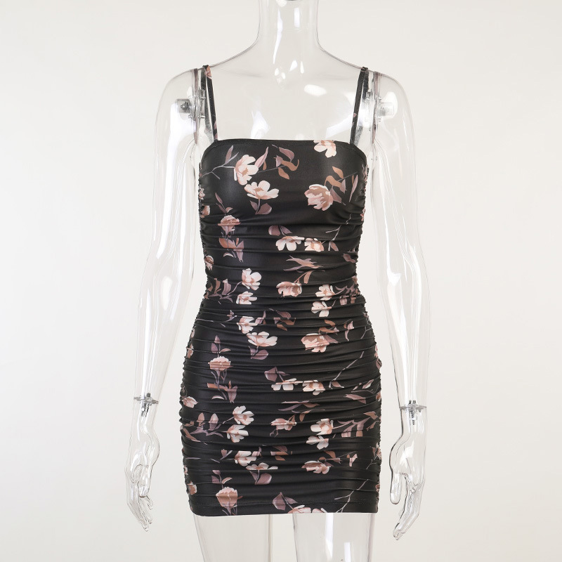 viifaa black elegant floral print mini slip dress spaghetti strap summer women ruched bodycon sleeveless party wearplus size clothes, Black;gray
viifaa black elegant floral print mini slip dress spaghetti strap summer women ruched bodycon sleeveless party wearplus size clothes, Black;gray