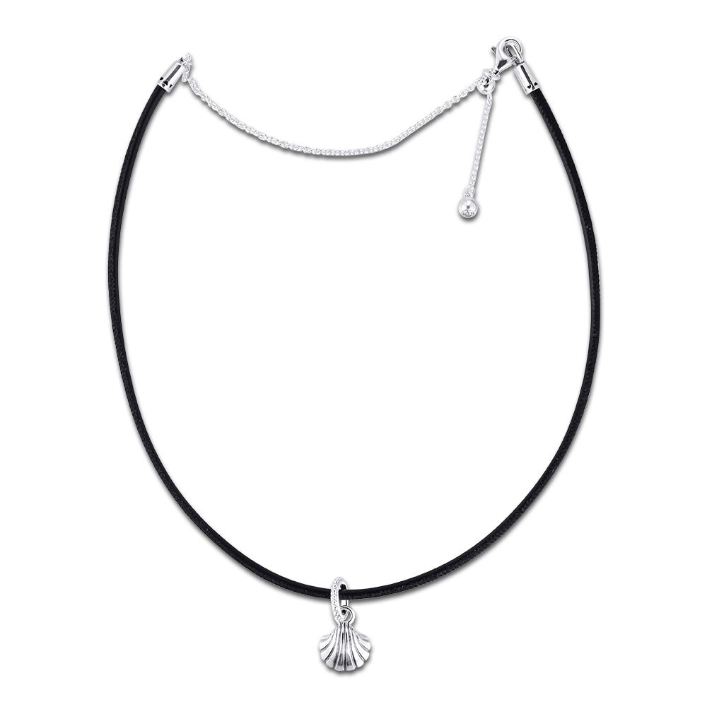 Summer Genuine 925 Sterling Silver Black Leather Seashell Choker Necklaces for Women Original Pendants Necklace Jewelry
Summer Genuine 925 Sterling Silver Black Leather Seashell Choker Necklaces for Women Original Pendants Necklace Jewelry