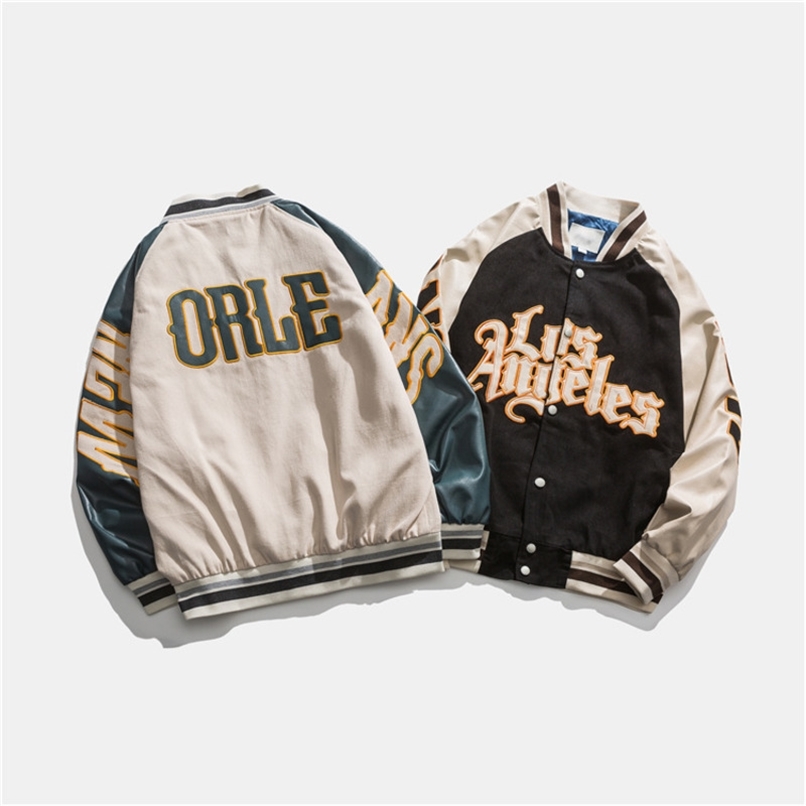 Harajuku Embroidery Baseball Jacket Spring&Autumn Women's Coat Men's Couple Bomber Unisex Boyfriend Style Hiphop Streetwear 211109, Black
Harajuku Embroidery Baseball Jacket Spring&Autumn Women's Coat Men's Couple Bomber Unisex Boyfriend Style Hiphop Streetwear 211109, Black