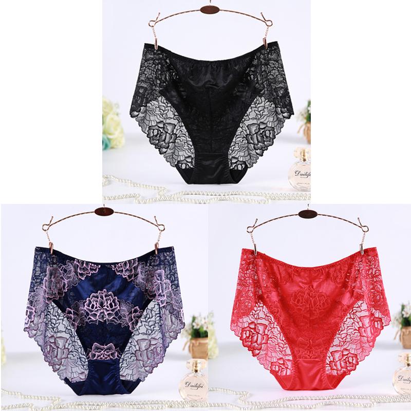 Women's Panties 3pcs Sexy Lace Underwear Large Size Women Lingerie High Waist Female Seamless Soft Briefs Top Quality 49, Option 3
Women's Panties 3pcs Sexy Lace Underwear Large Size Women Lingerie High Waist Female Seamless Soft Briefs Top Quality 49, Option 3