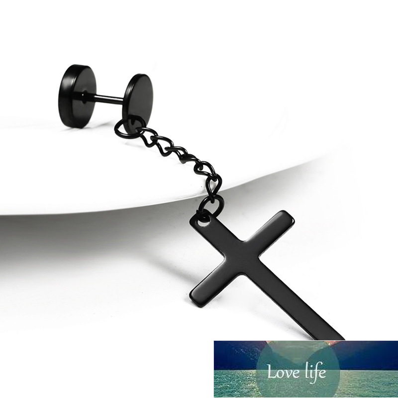 Rinhoo 1PC Punk Gothic Stainless Steel Stud Earring Black Cross Geometric Round Fake Ear Taper Dumbbell Women Rock Jewelry Gift Factory price expert design Quality
Rinhoo 1PC Punk Gothic Stainless Steel Stud Earring Black Cross Geometric Round Fake Ear Taper Dumbbell Women Rock Jewelry Gift Factory price expert design Quality