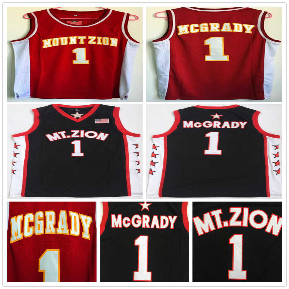 NCAA Mount Zion Christian High School Tracy #1 McGrady Jersey Black Red Black Red Stitched MT.ZionT-MAC Basketball Jersey Shirts 
NCAA Mount Zion Christian High School Tracy #1 McGrady Jersey Black Red Black Red Stitched MT.ZionT-MAC Basketball Jersey Shirts
