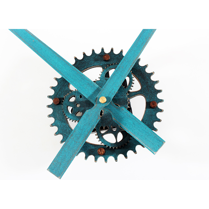 Wall Clock 30CM big pointer clock mechanism Wall Clocks saat Reloj retro wooden gear clocks hanging accessories mute kit 210309