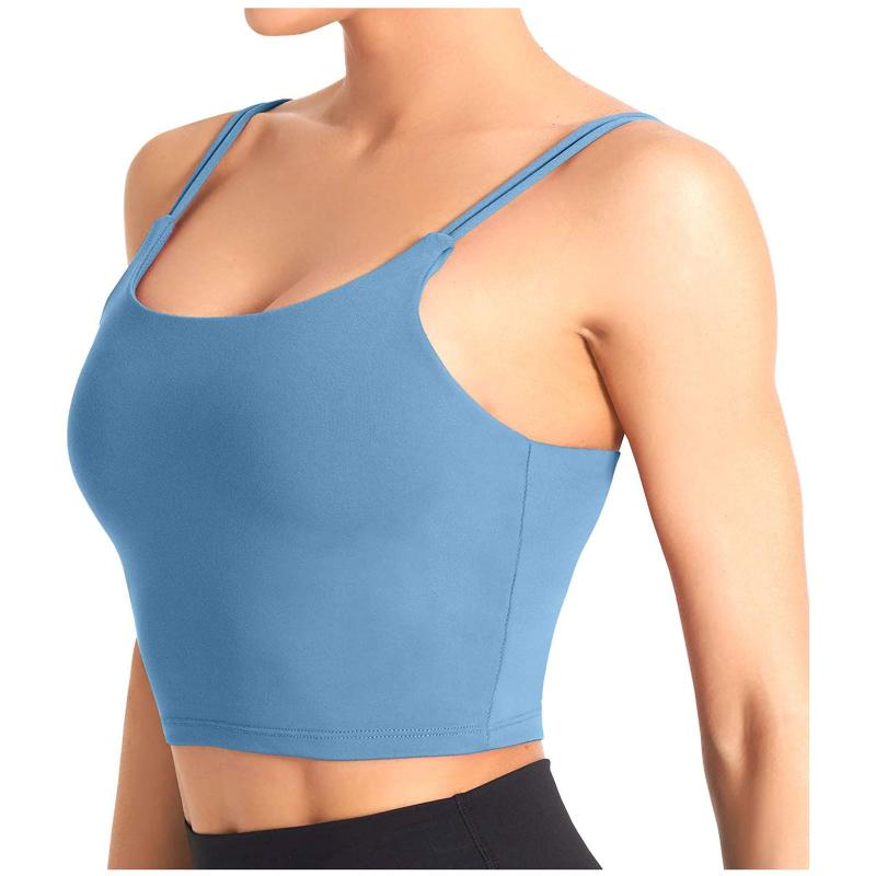 Cross Back Sports Bra Running Bralette Underwear Crop Top Women Solid Yoga Vest Tank Gym Bra Top Sport Yoga Deportivas