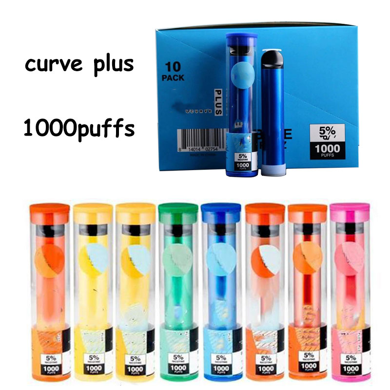 CURVE Plus disposable vape pen 1000Puffs Pre-Filled 4ml Pods Cartridges 850mAh Battery Vapor Device E Cigarettes Bars Vaporizer VS loy edge
CURVE Plus disposable vape pen 1000Puffs Pre-Filled 4ml Pods Cartridges 850mAh Battery Vapor Device E Cigarettes Bars Vaporizer VS loy edge