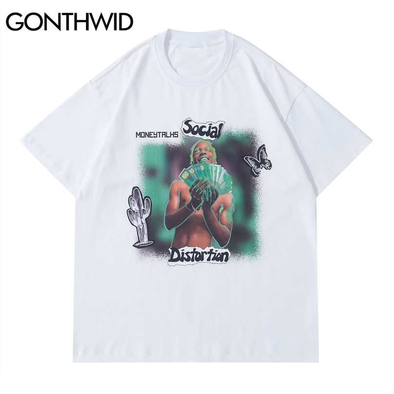 Tees Shirts Harajuku Cactus Butterfly Tshirts Streetwear Fashion Casual Cotton Hip Hop Mens Short Sleeve T-Shirt Tops 210602, White
Tees Shirts Harajuku Cactus Butterfly Tshirts Streetwear Fashion Casual Cotton Hip Hop Mens Short Sleeve T-Shirt Tops 210602, White