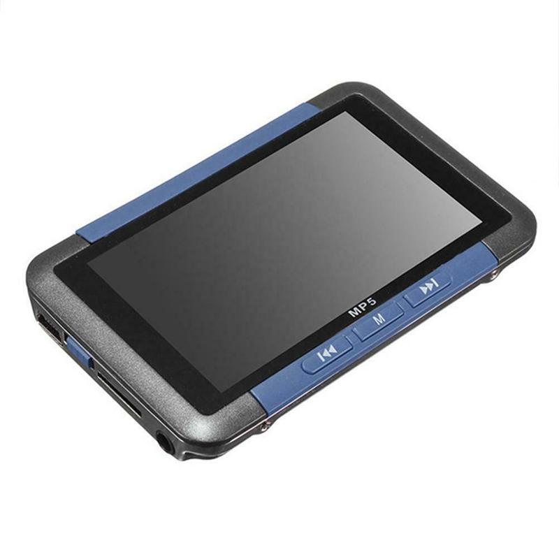 & MP4 Players -Mp5 Video Music Media Player 16Gb 3 Inch 720P Lcd Press Screen Fm Radio Blue Plastic