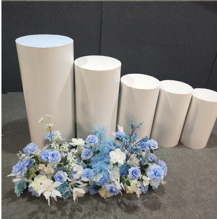 New products Round Cylinder Pedestal Display Art Decor Plinths Pillars for DIY Wedding Decorations Holiday
