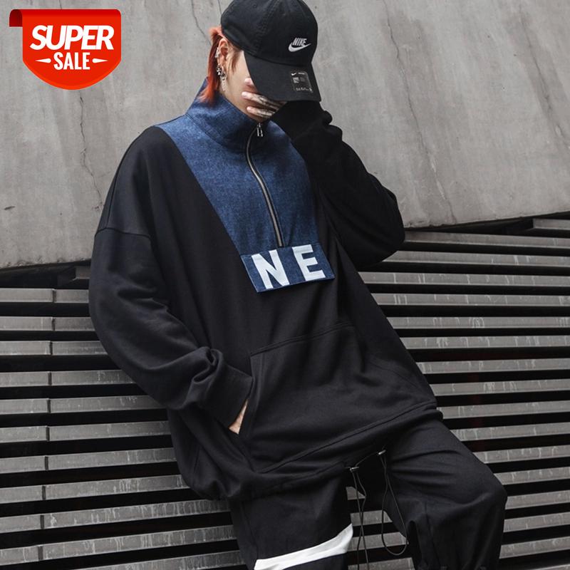 New Swag Darkly Stylish Patchwork Printed Letter Loose Mens Sweatshirts Hip Hop Autumn Male Youth Punk Pullover Coats Streetwear #0Y7v, Black
New Swag Darkly Stylish Patchwork Printed Letter Loose Mens Sweatshirts Hip Hop Autumn Male Youth Punk Pullover Coats Streetwear #0Y7v, Black