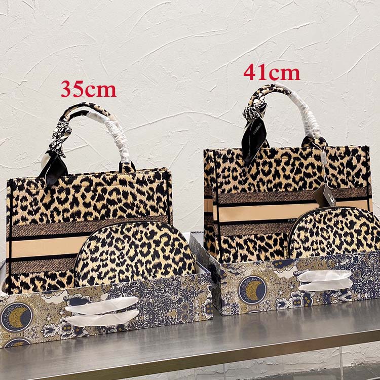 Women Leopard bag classic Shopper composit bags High quality two sizes 41cm 35cm with Ribbons, Customize
Women Leopard bag classic Shopper composit bags High quality two sizes 41cm 35cm with Ribbons, Customize